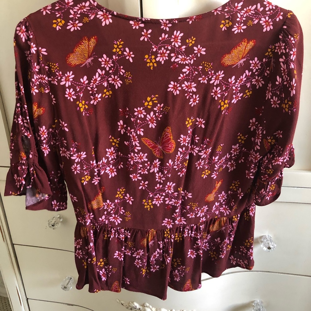 NWT Madewell tie sleeve wrap